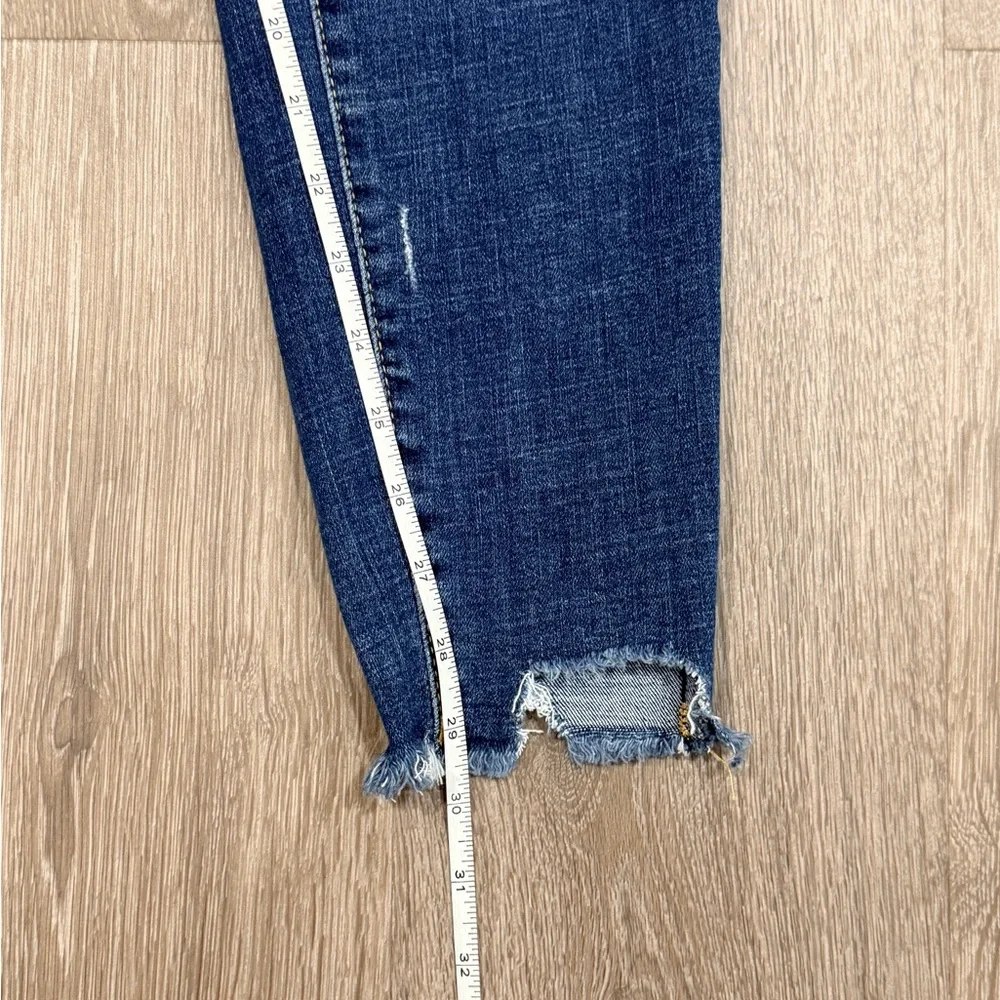 INC International Concepts Women's Madison Skinny Distressed Ankle Jeans Size 12 - Picture 7 of 9